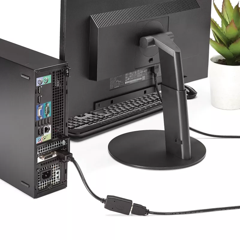 StarTech.com DP2HDMI adaptador/conversor de vídeo de DisplayPort a HDMI, pasivo, hasta 1920x1200, DP macho – HDMI hembra, 24 cm
