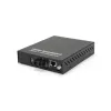 LevelOne Convertidor de medios Fast Ethernet gestionado RJ45 a SC, fibra monomodo, 20 km