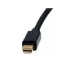 StarTech.com MDP2HDMI adaptador de Mini DisplayPort a HDMI, conversor de vídeo pasivo, 1080p (hasta 1920x1200), compatible con Thunderbolt, mDP macho – HDMI hembra, negro