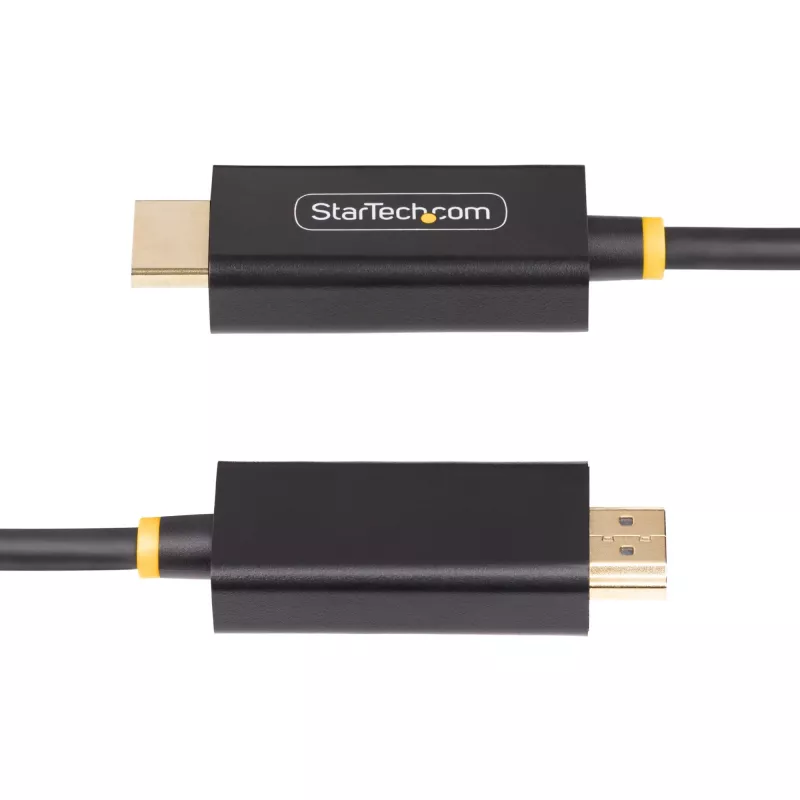 StarTech.com Cable adaptador DisplayPort a HDMI de 3 m, 4K 60 Hz con HDR, DP a HDMI 2.0b, convertidor de vídeo activo, DisplayPort de sobremesa a monitor HDMI
