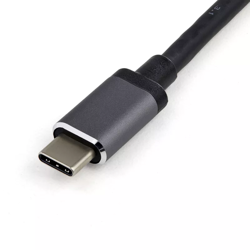 StarTech.com Adaptador multipuerto USB-C – Dock de viaje mini USB-C con HDMI 4K o VGA 1080p – Hub 3x USB 3.0, SD, GbE, audio, PD 100W Pass-Through – Estación de acoplamiento portátil para portátil/tablet