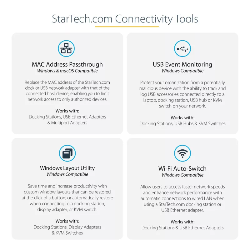 StarTech.com Adaptador multipuerto USB-C – Dock de viaje mini USB-C con HDMI 4K o VGA 1080p – Hub 3x USB 3.0, SD, GbE, audio, PD 100W Pass-Through – Estación de acoplamiento portátil para portátil/tablet