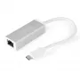 StarTech.com Adaptador de red USB-C a Gigabit – plateado, con cable, USB, Ethernet, 5000 Mbit/s, plateado