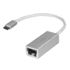 StarTech.com Adaptador de red USB-C a Gigabit – plateado, con cable, USB, Ethernet, 5000 Mbit/s, plateado