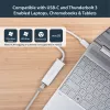 StarTech.com Adaptador de red USB-C a Gigabit – plateado, con cable, USB, Ethernet, 5000 Mbit/s, plateado