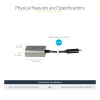 StarTech.com Adaptador USB-C a VGA – 1080p adaptador dongle USB Type-C a VGA – convertidor de vídeo USB-C (DP Alt Mode) a monitor/pantalla VGA – compatible con Thunderbolt 3 – cable integrado de 30 cm – versión mejorada de CDP2VGA