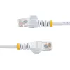 StarTech.com Cable de parcheo Cat5e con conectores RJ45 snagless - 3 m, blanco