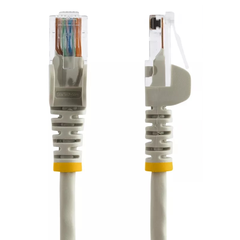 StarTech.com Cable de parcheo Cat5e con conectores RJ45 snagless – 2 m, gris