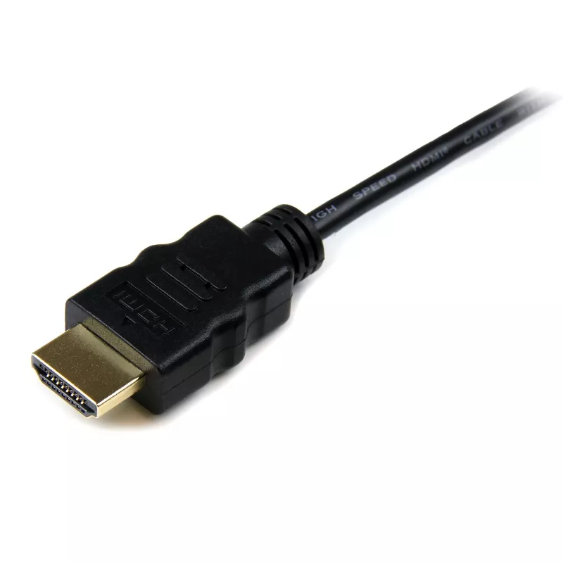 StarTech.com HDADMM2M cable High Speed HDMI a Micro HDMI con Ethernet, M/M, 2 m, 34 AWG, conectores chapados en oro, negro