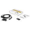 StarTech.com ICUSB2322F cable adaptador FTDI de USB a serie RS232 de 2 puertos, USB 2.0, 2,1 m, negro