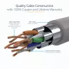 StarTech.com Cable Ethernet CAT6a de 5m - 10 Gigabit blindado snagless RJ45 100W PoE cable de parcheo - cable de red 10GbE STP con alivio de tensión - gris probado individualmente/cableado certificado UL/TIA