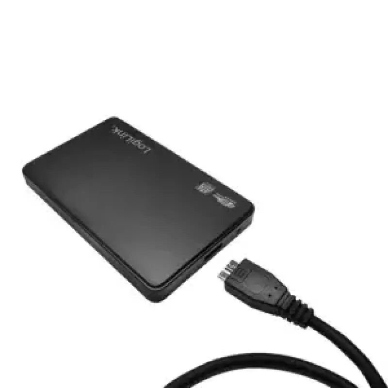 Carcasa para disco duro LogiLink UA0256 negra 2,5 pulgadas