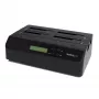 StarTech.com Dock duplicador de discos duros SATA independiente 1:3 USB 3.0 eSATA de 4 bahías