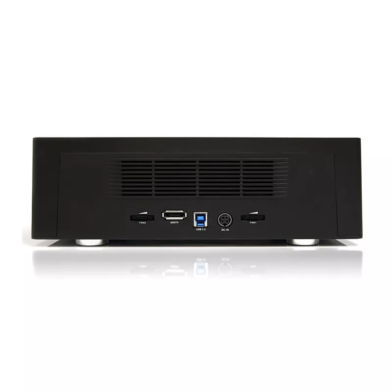 StarTech.com Dock duplicador de discos duros SATA independiente 1:3 USB 3.0 eSATA de 4 bahías