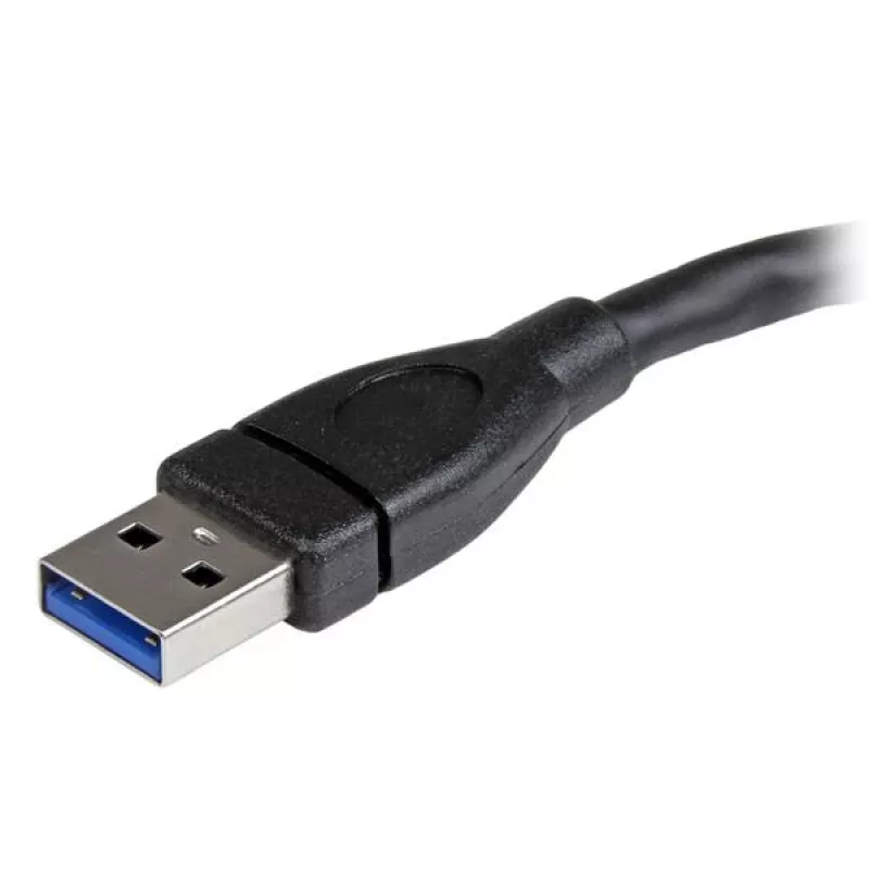 StarTech.com Cable alargador USB 3.0 A a A – 6 pulgadas, negro, 0,152 m, USB A, USB A, USB 3.2 Gen 1 (3.1 Gen 1), 5 Gbit/s, negro