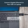 StarTech.com Adaptador de red USB 3.0 a Gigabit Ethernet NIC – 10/100/1000 Mbit/s
