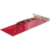 StarTech.com Tarjeta adaptadora PCIe Quad M.2, PCIe x16 a cuatro SSD NVMe o AHCI M.2, PCI Express 4.0, 7,8 GBps/unidad, requiere bifurcación, compatible con Windows/Linux