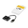 StarTech.com Adaptador DisplayPort a HDMI VGA - Adaptador de monitor DisplayPort 1.2 HBR2 a HDMI 2.0 (4K 60Hz) o VGA 1080p - Dongle convertidor DP a HDMI o VGA - Adaptador de pantalla de vídeo digital