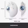 Ratón Logitech ERGO M575 Trackball inalámbrico RF Wireless + Bluetooth