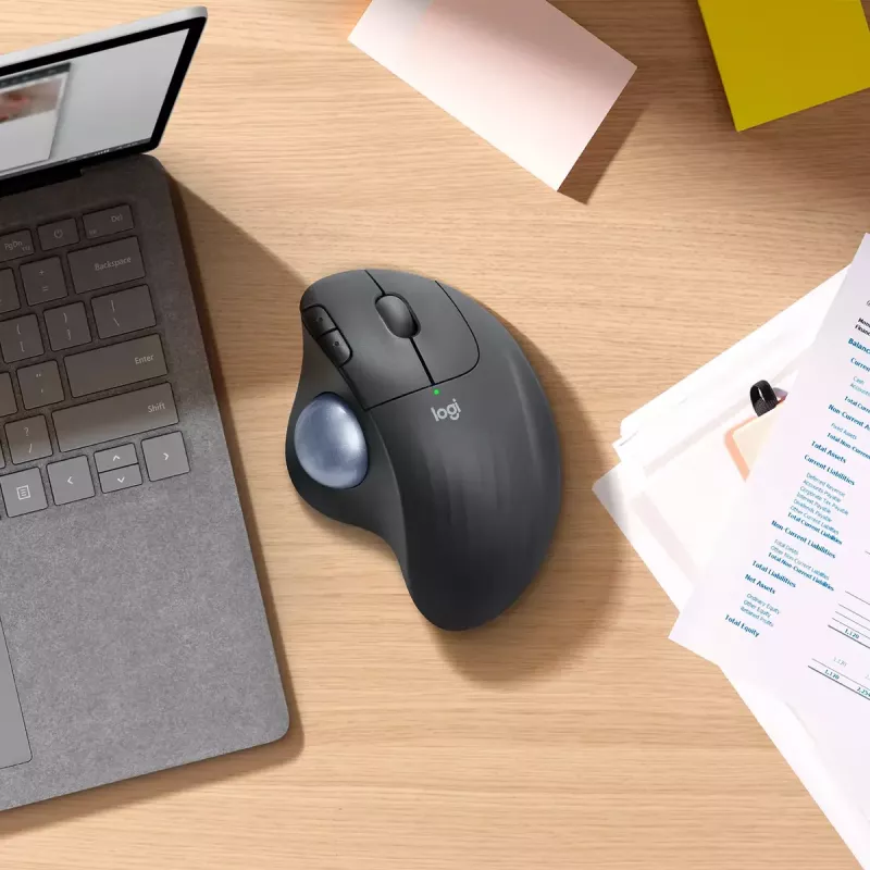 Ratón Logitech ERGO M575 Trackball inalámbrico RF Wireless + Bluetooth
