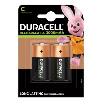 Pila recargable Duracell Ultra C níquel-metal hidruro (NiMH)