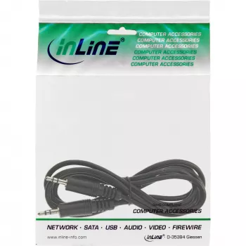 Cable de audio InLine 3,5mm jack conector macho / conector macho 10m