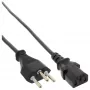 Cable de alimentación InLine Suiza negro 1,8m 16652C