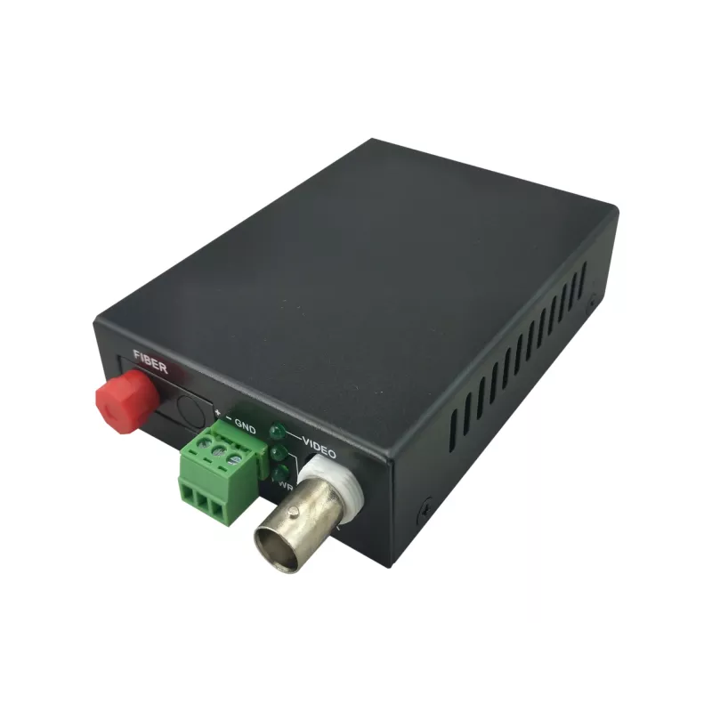 Transmisor AV LevelOne kit extensor de 1 canal BNC sobre fibra óptica 20 km