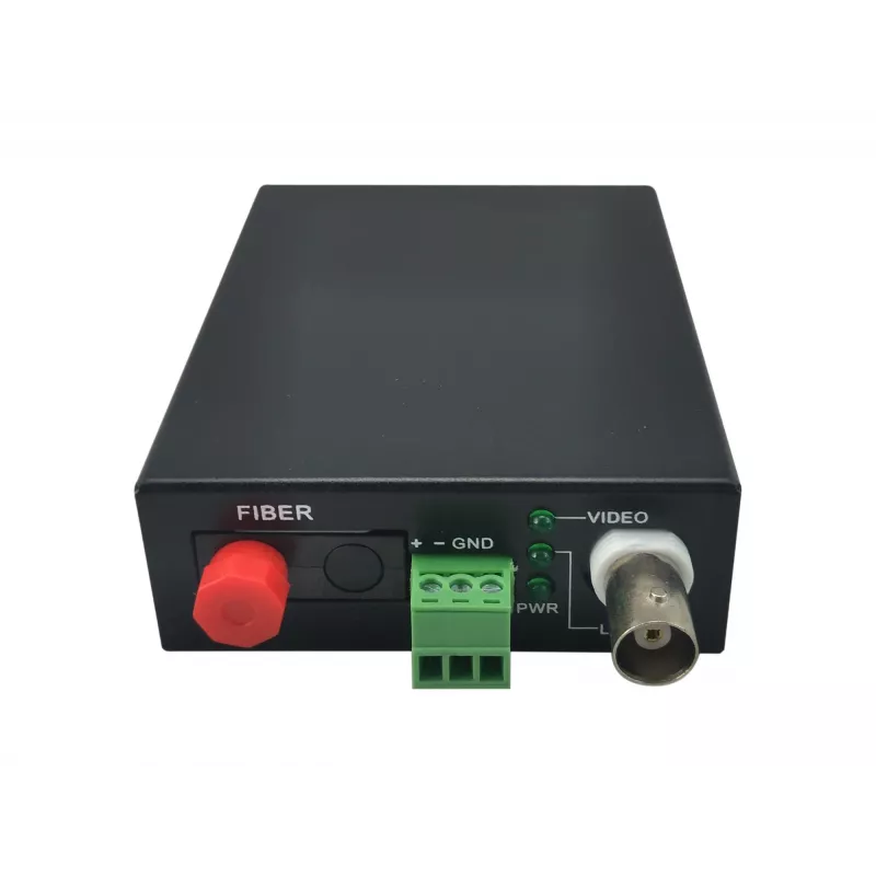 Transmisor AV LevelOne kit extensor de 1 canal BNC sobre fibra óptica 20 km