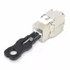StarTech.com Bloqueos de puerto RJ45 - pack de 10 con llave de seguridad, bloqueador de puerto RJ45 con cierre/tapa antipolvo, protección de puerto Ethernet/LAN reutilizable, bloqueador antipolvo con clip RJ45 para servidores/switches/rosetas de pared