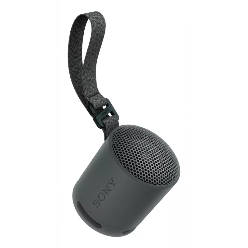 Sony SRS-XB100 - Altavoz Bluetooth portátil inalámbrico, resistente al agua y al polvo IP67, 16 horas de batería, ecológico, para exterior y viaje en negro