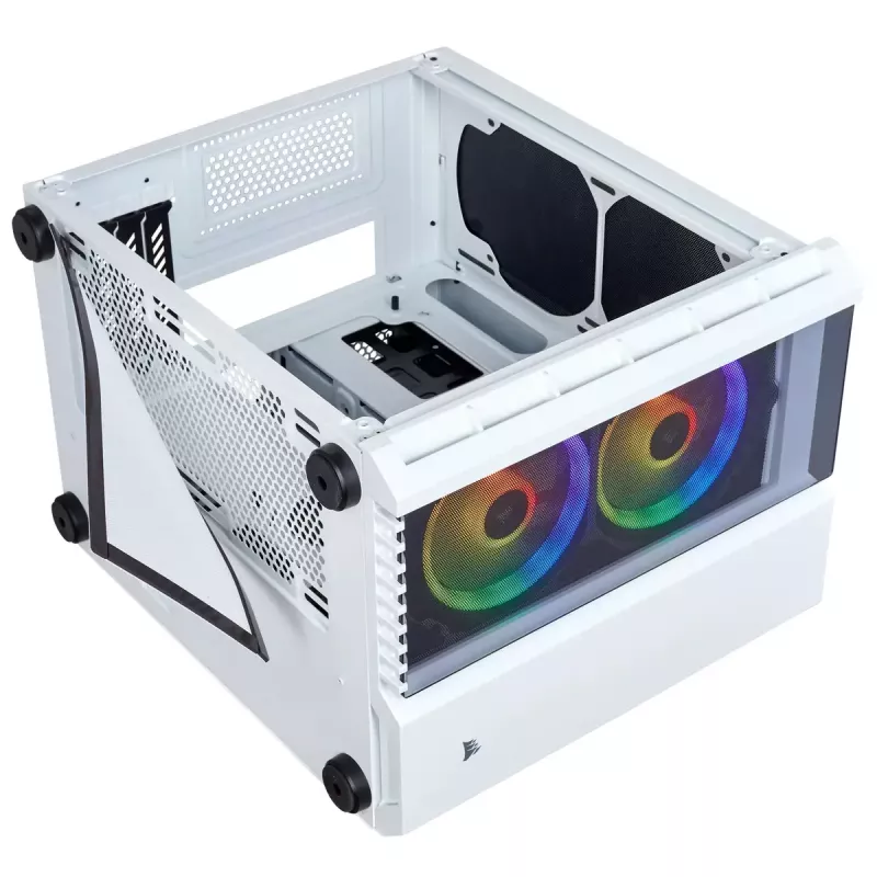 Caja PC Corsair Crystal 280X Micro ATX Blanca