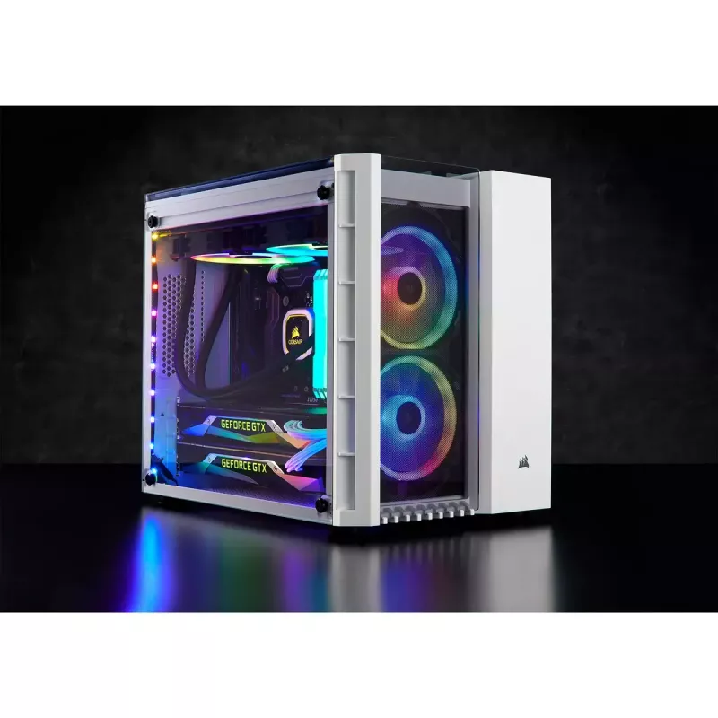 Caja PC Corsair Crystal 280X Micro ATX Blanca