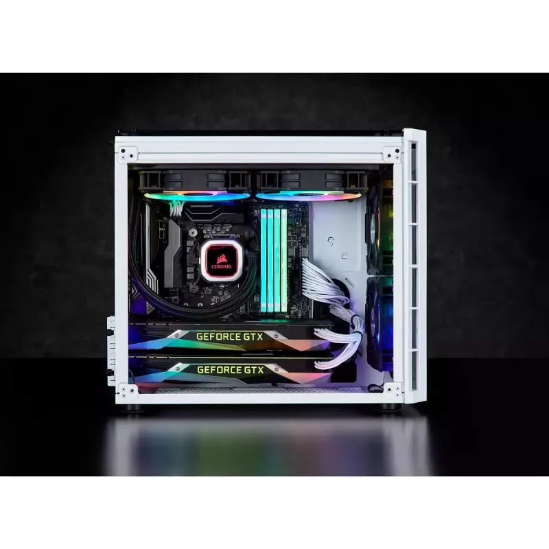 Caja PC Corsair Crystal 280X Micro ATX Blanca