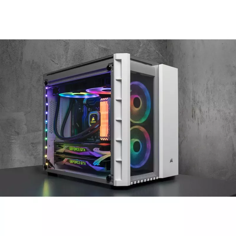 Caja PC Corsair Crystal 280X Micro ATX Blanca