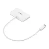 StarTech.com Hub USB-C de 3 puertos con Gigabit Ethernet – USB-C a 3x USB-A – Hub USB 3.0 – Blanco
