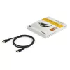 StarTech.com Cable HDMI 2.0 Slim de 0,9 m (3ft), cable HDMI flexible con certificación Premium y Ethernet, UHD 4K 60Hz HDR10, diseño resistente de fibra de aramida con funda de TPE