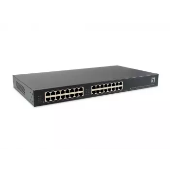 LevelOne POH-1620 Hub Midspan PoE de alta potencia de 16 puertos, 400 W