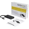 StarTech.com Adaptador multipuerto USB-C – Estación de acoplamiento de viaje USB-C con HDMI 4K – Power Delivery Pass-Through de 60 W, GbE, 2 puertos USB-A 3.0 Hub – Mini dock USB Type-C portátil para portátiles