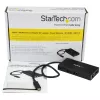 StarTech.com Adaptador multipuerto USB-C – Estación de acoplamiento de viaje USB-C con HDMI 4K – Power Delivery Pass-Through de 60 W, GbE, 2 puertos USB-A 3.0 Hub – Mini dock USB Type-C portátil para portátiles