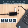StarTech.com Adaptador de red USB-C a Gigabit con puerto USB 3.0 adicional