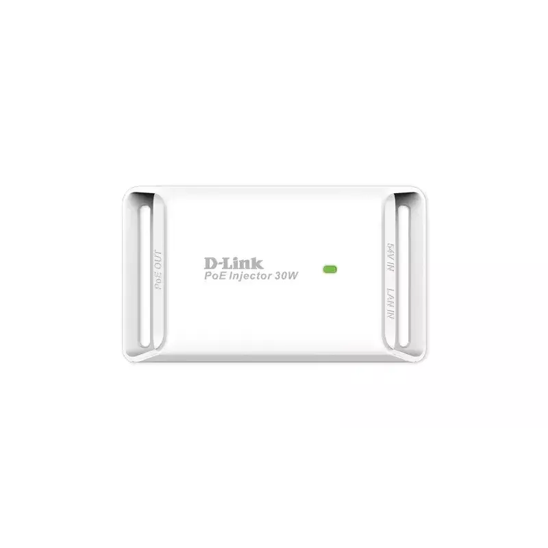 Inyector PoE D-Link de 1 puerto Gigabit 30W