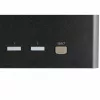 StarTech.com Conmutador KVM DisplayPort de 2 puertos para triple monitor – 4K 60Hz UHD HDR – KVM DP 1.2 de sobremesa con hub USB 3.0 de 2 puertos (5 Gbit/s) y 4 puertos USB 2.0 HID, audio – Conmutación por tecla de acceso rápido – TAA