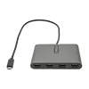 StarTech.com Adaptador USB-C a Quad HDMI, convertidor USB-C a 4x monitor HDMI para Windows (sin soporte para macOS/ChromeOS/Linux) - TAA