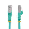 StarTech.com Cable Ethernet CAT6a de 10m - Aqua - Low Smoke Zero Halogen (LSZH) - 10GbE 500MHz 100W PoE++ RJ-45 sin enganches con alivio de tensión Cable de red S/FTP