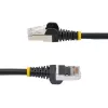 StarTech.com Cable Ethernet CAT6a de 5m - Negro - Low Smoke Zero Halogen (LSZH) - 10GbE 500MHz 100W PoE++ RJ-45 sin enganches con alivio de tensión Cable de red S/FTP