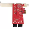 StarTech.com Tarjeta SATA PCIe - Tarjeta de expansión PCIe SATA de 10 puertos - 6 Gbit/s - Perfil bajo/completo - Conectores SATA apilados - ASM1062 Non-RAID - Convertidor/adaptador PCI Express a SATA