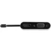 StarTech.com Adaptador USB-C a VGA y HDMI - 2 en 1 - 4K 30Hz - Gris espacial