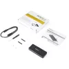 StarTech.com M2E1BRU31C carcasa para SSD M.2 NVMe PCIe, USB-C 10 Gbit/s (USB 3.2 Gen 2), aluminio resistente, M-Key, IP67, compatible con Thunderbolt 3, negro