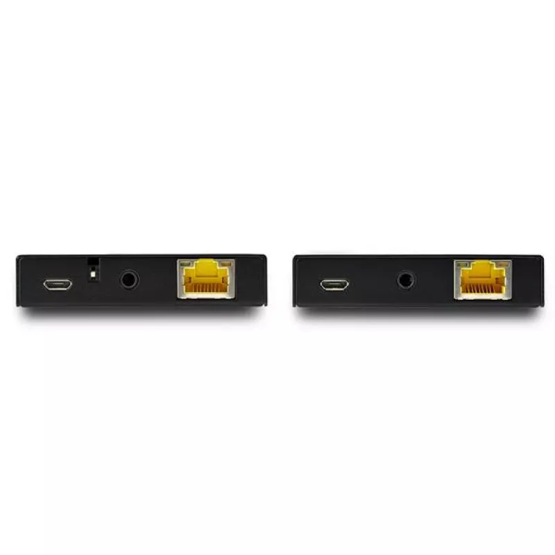 StarTech.com Kit extensor HDMI sobre CAT6 - 4K 60Hz, 3840 x 2160 píxeles, transmisor y receptor AV, 50 m, cableado, negro, HDCP